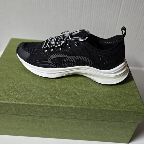 NIB Gucci Run technical knit fabric sneakers G 12.5 US 13 main image 6